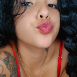 Beautiful young Latina webcam girl